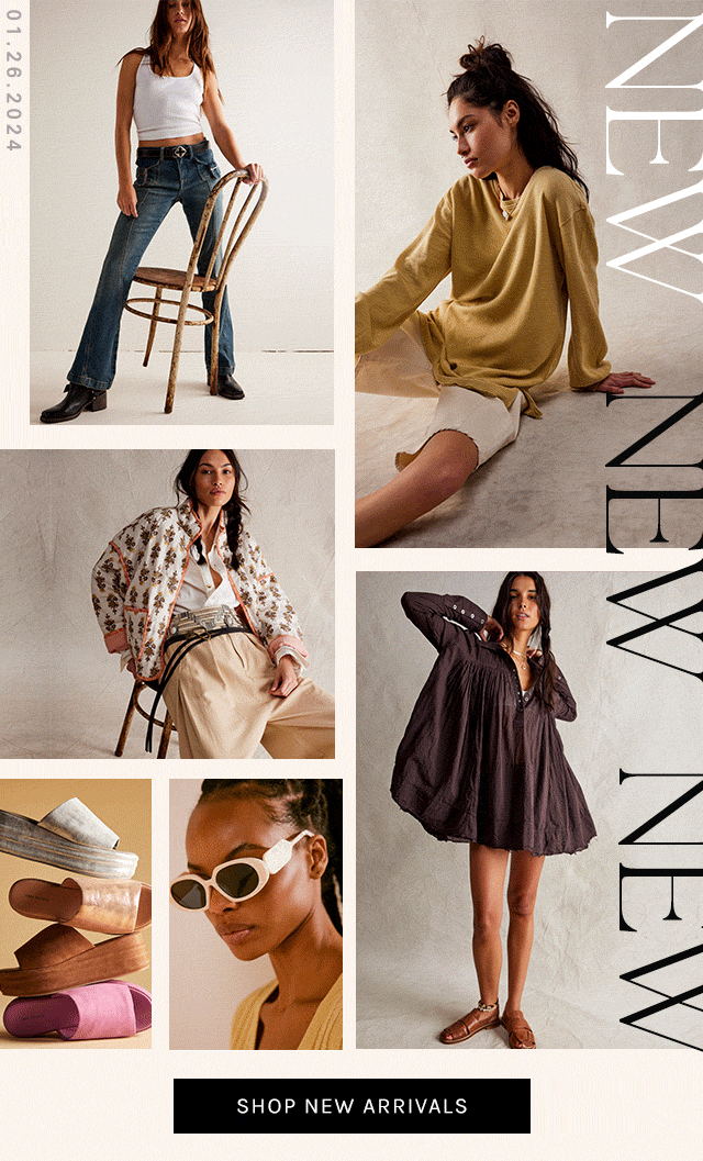 Newsletter content from freepeople
