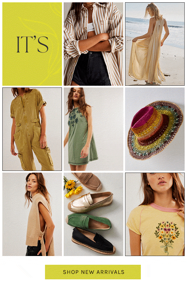 Newsletter content from freepeople