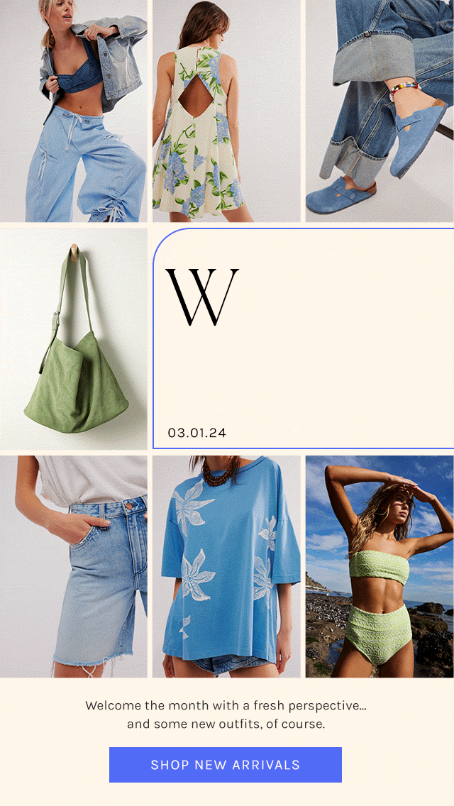 Newsletter content from freepeople