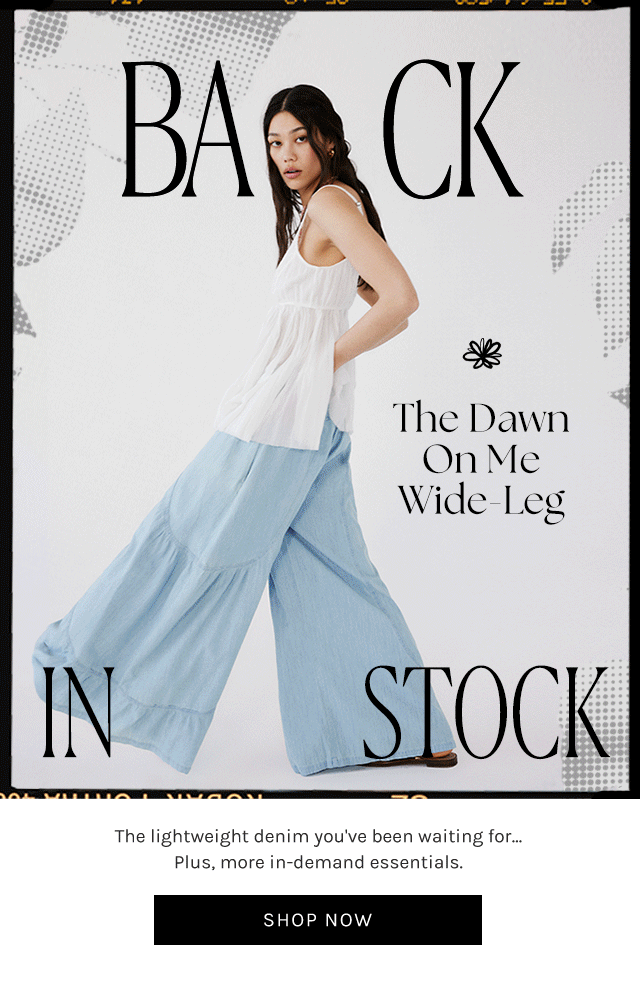 Newsletter content from freepeople