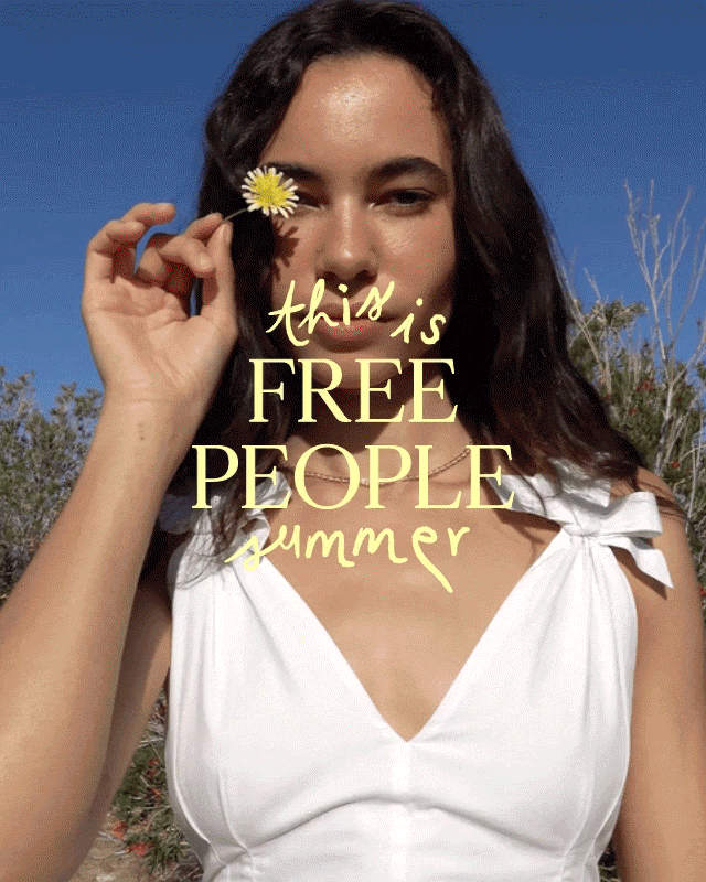 Newsletter content from freepeople