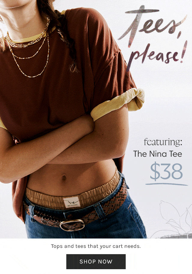 Newsletter content from freepeople