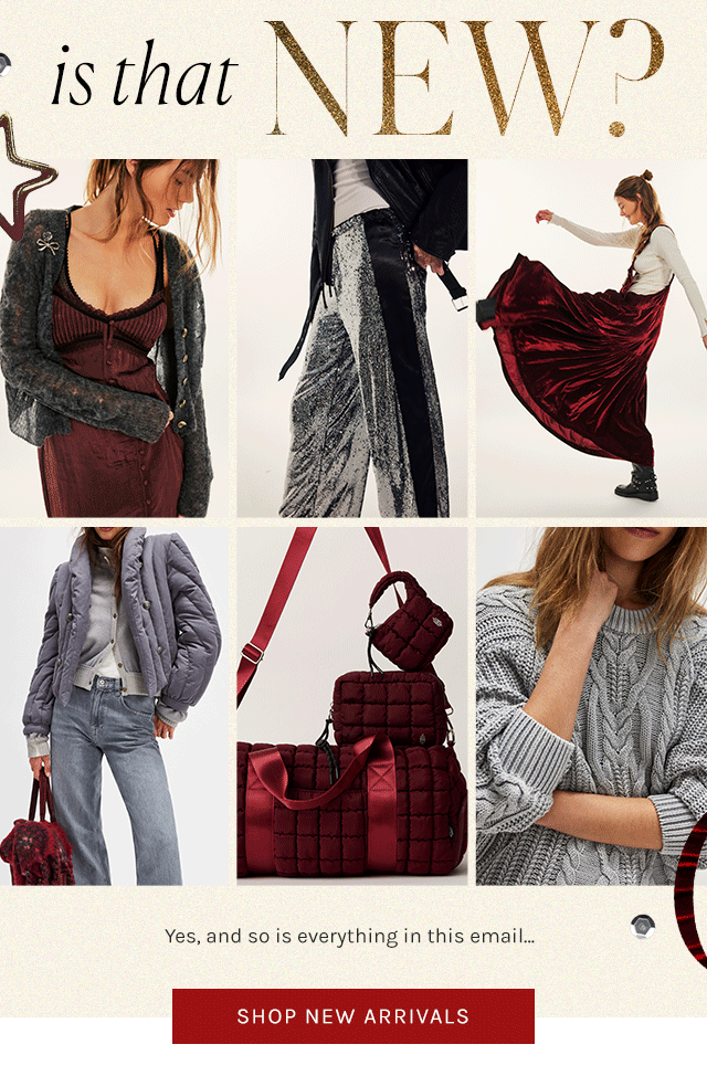 Newsletter content from freepeople