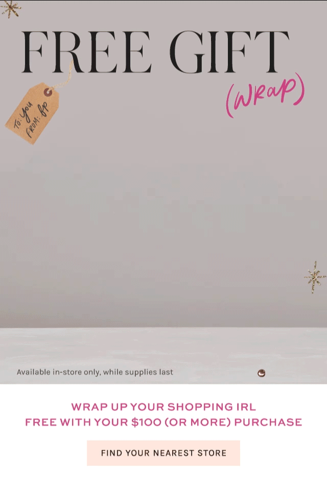 Newsletter content from freepeople