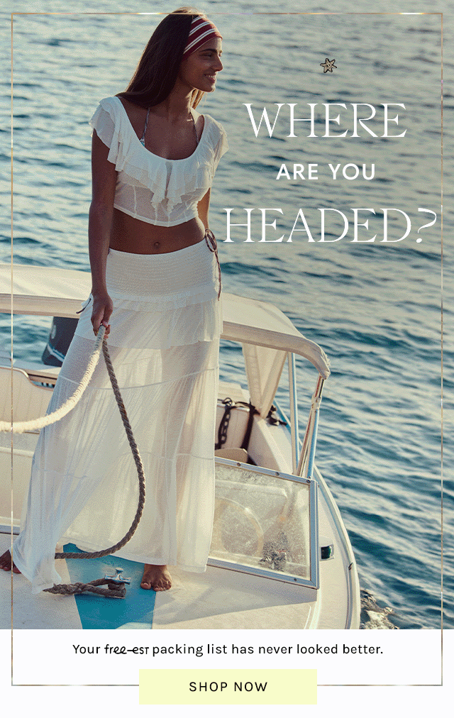 Newsletter content from freepeople