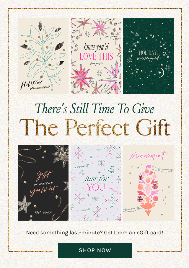 Newsletter content from freepeople