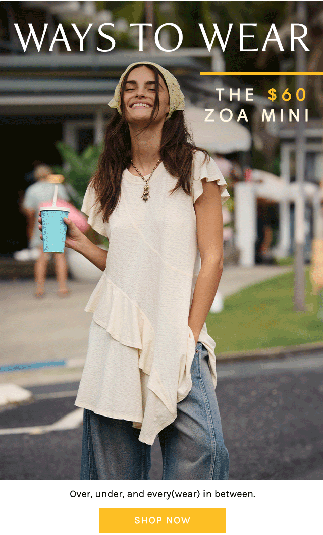 Newsletter content from freepeople