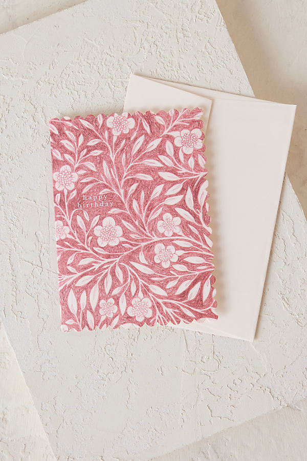 Wanderlust Paper Co. Scalloped Greetings Card