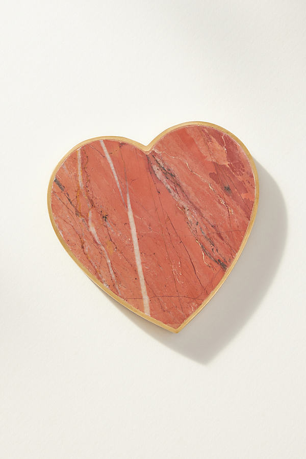 Amour Marble Heart Coaster