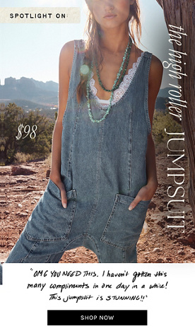 Newsletter content from freepeople