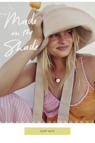 Newsletter content from freepeople