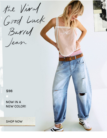 Newsletter content from freepeople