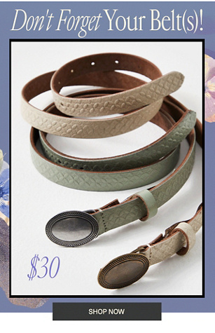 Newsletter content from freepeople