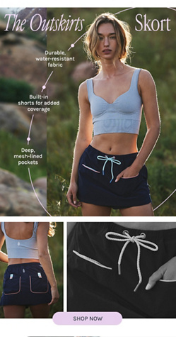Newsletter content from freepeople