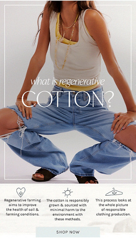 Newsletter content from freepeople