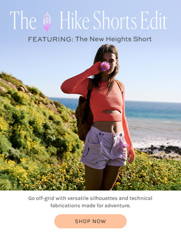 Newsletter content from freepeople