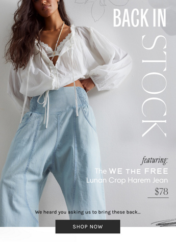Newsletter content from freepeople
