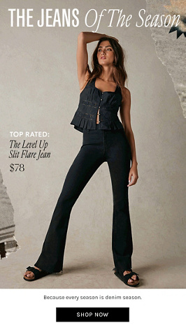 Newsletter content from freepeople