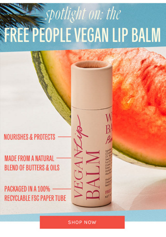 Newsletter content from freepeople