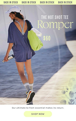 Newsletter content from freepeople