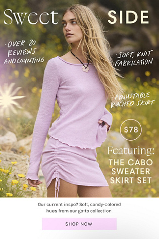 Newsletter content from freepeople