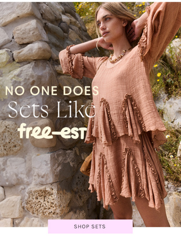 Newsletter content from freepeople