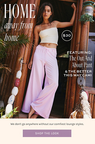 Newsletter content from freepeople