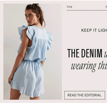 Newsletter content from freepeople