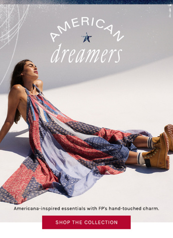 Newsletter content from freepeople