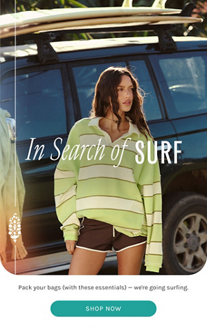 Newsletter content from freepeople