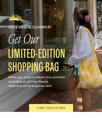 Newsletter content from freepeople