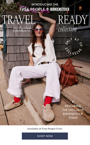 Newsletter content from freepeople