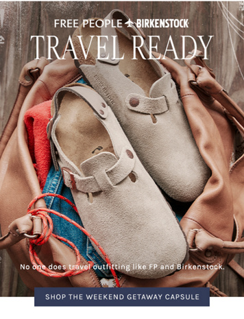 Newsletter content from freepeople