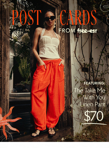 Newsletter content from freepeople