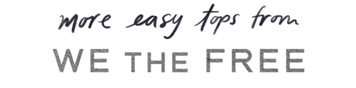 Newsletter content from freepeople