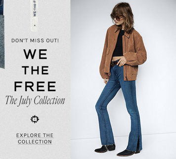 Newsletter content from freepeople