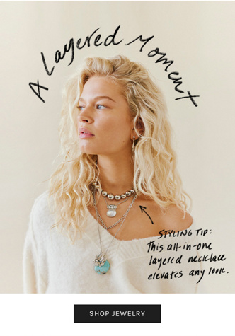 Newsletter content from freepeople