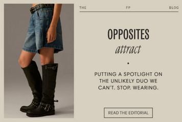 Newsletter content from freepeople