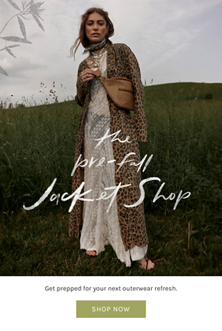 Newsletter content from freepeople