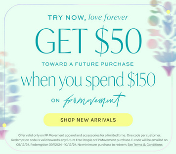 Newsletter content from freepeople