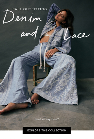 Newsletter content from freepeople