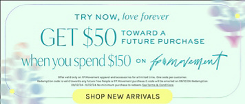 Newsletter content from freepeople