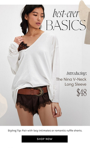 Newsletter content from freepeople