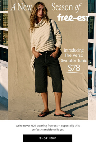 Newsletter content from freepeople