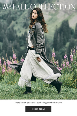 Newsletter content from freepeople