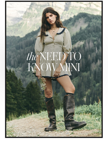 Newsletter content from freepeople