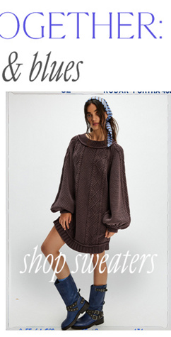Newsletter content from freepeople