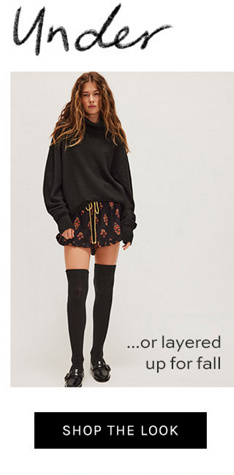 Newsletter content from freepeople