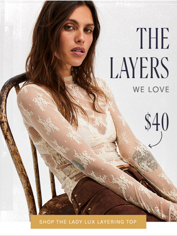 Newsletter content from freepeople