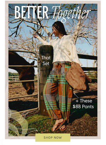 Newsletter content from freepeople